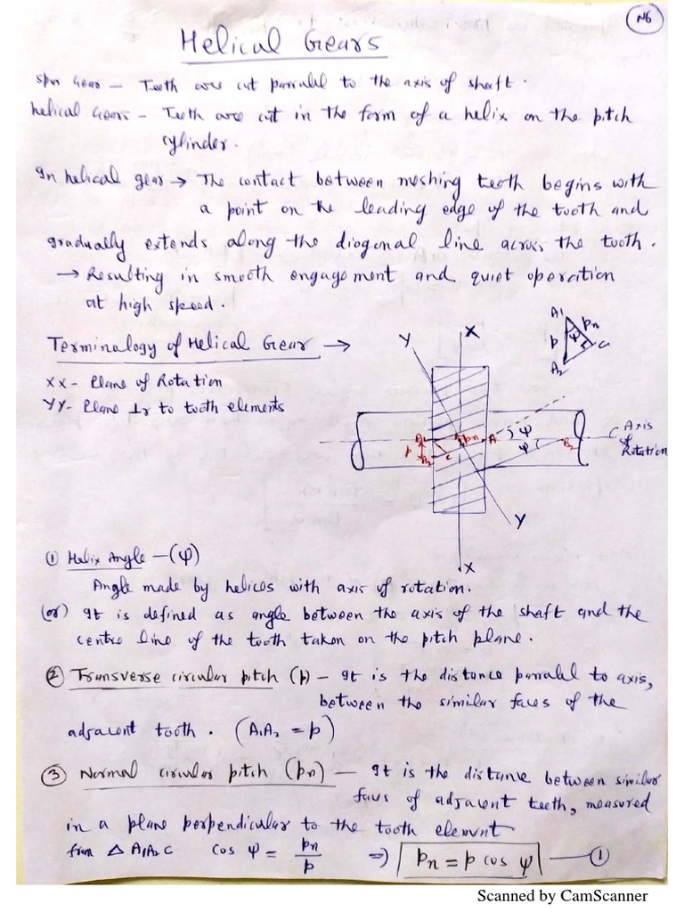 01 Helical Gears PDF