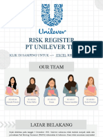 Risk Register - PT Unilever