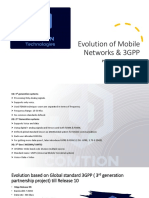 Evolution of Mobile Networks & 3Gpp