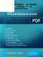 Tema 5 Tipos Históricos de Estado