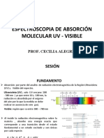 SESIÓN. Espectroscopia Molecular 2021-1
