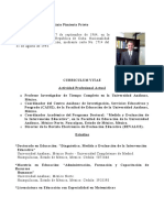 Curriculum Julio Pimienta
