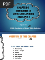 Chap 04 - Intro To Client-Side Scripting