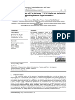 A Combined Fuzzy AHP With Fuzzy TOPSIS To Locate Industrial Supporting Bonded Logistics Centers