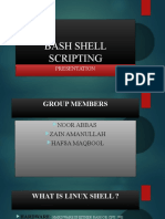 Bash Shell Scripting