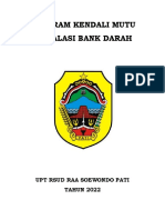 Revisi Program Kendali Mutu Bank Darah