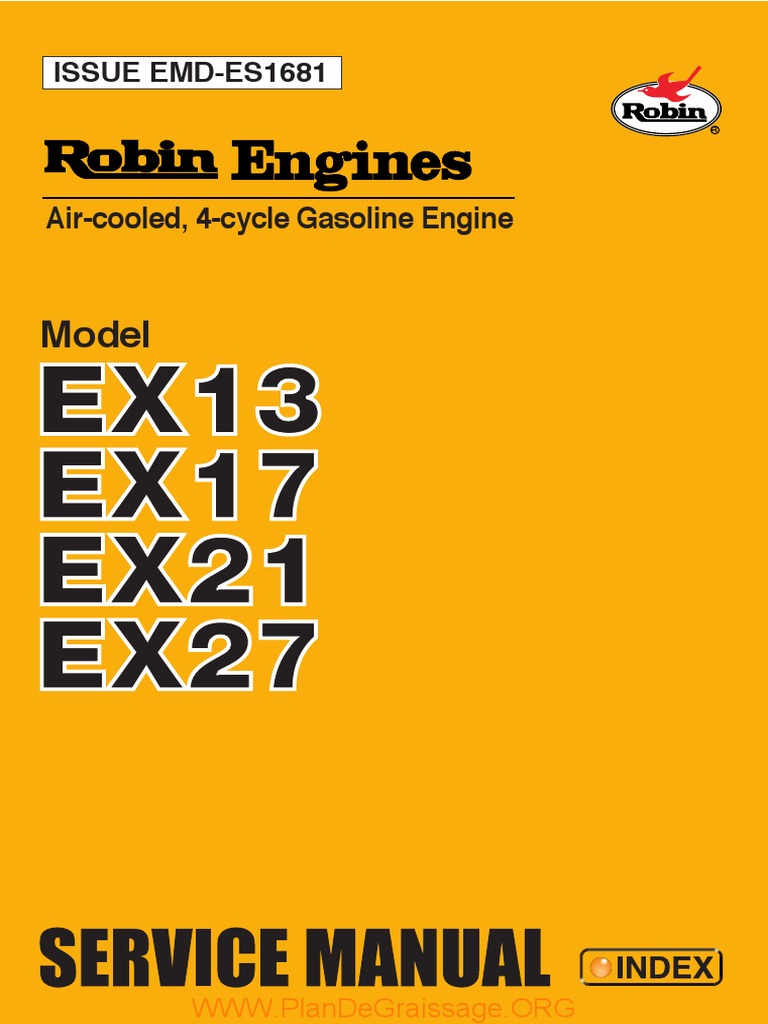 Robin Ex 13 Ex 17 Ex 21 Ex 27 D6192056148 | PDF | Horsepower | Ignition ...