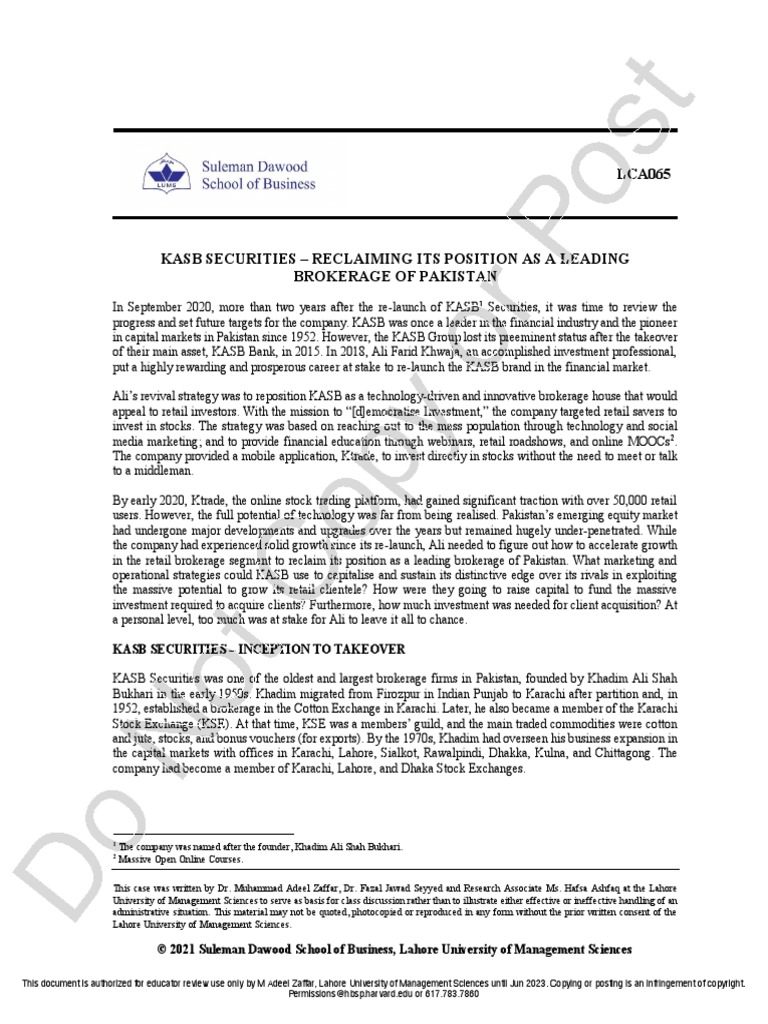 KASB | PDF