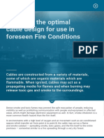 Selecting The Optimal Cable Design For Use in Foreseen Fire Conditons 24042022