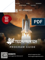 Program Guide Techvaganza NIT Srinagar 2023