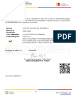 Nombre Número de Documento Título Registrado Fecha de Registro