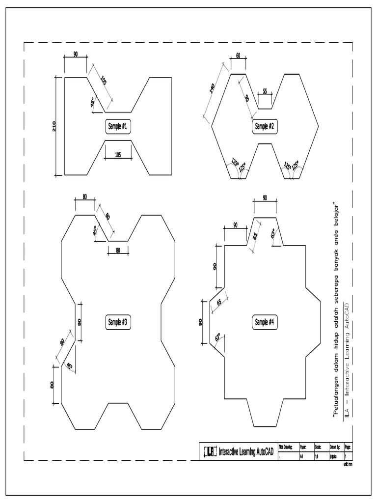 Latihan Dasar Autocad Pdf