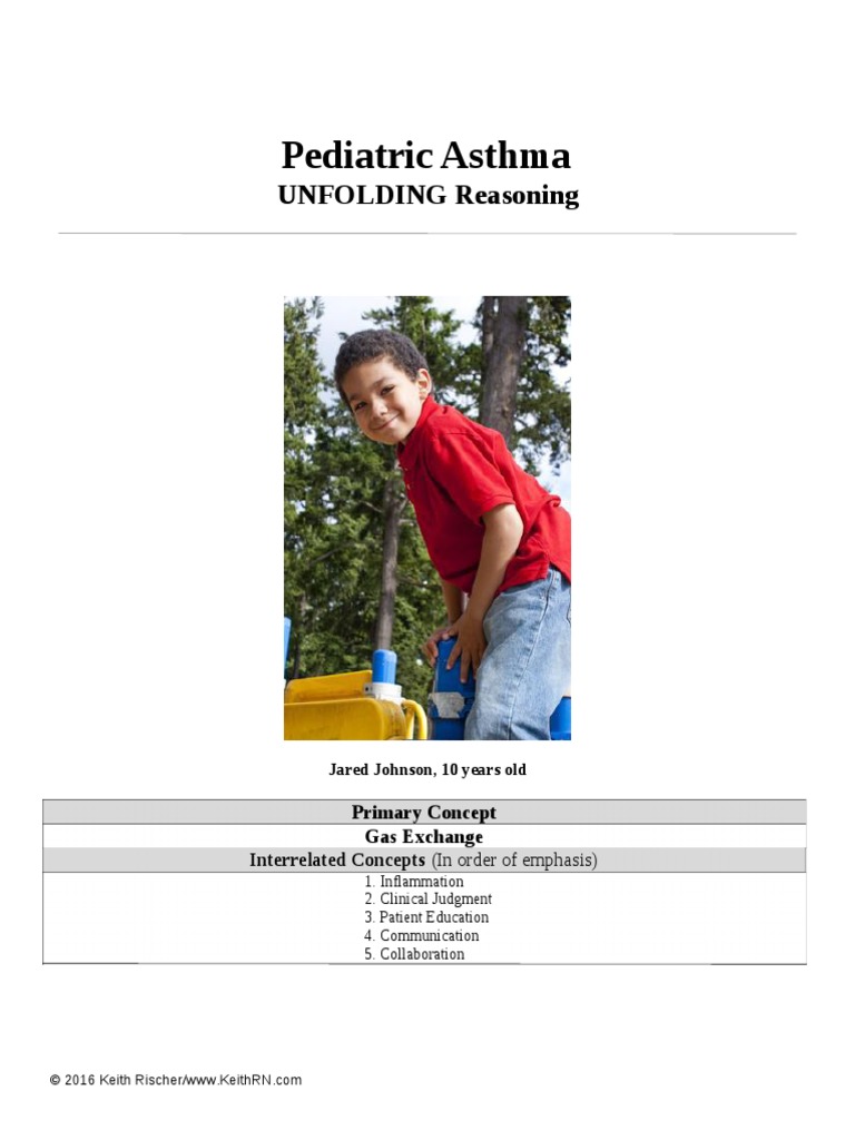Keith RN Asthma Case Study PDF Asthma Breathing