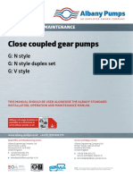 Close Coupled Pumps Operating and Maintenance Manual