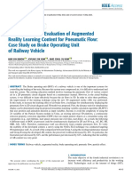 Development and Evaluation of Augmented Reality Learning Content For Pneumatic Flow Case Study On Brake Operating Unit of Railway Vehicle