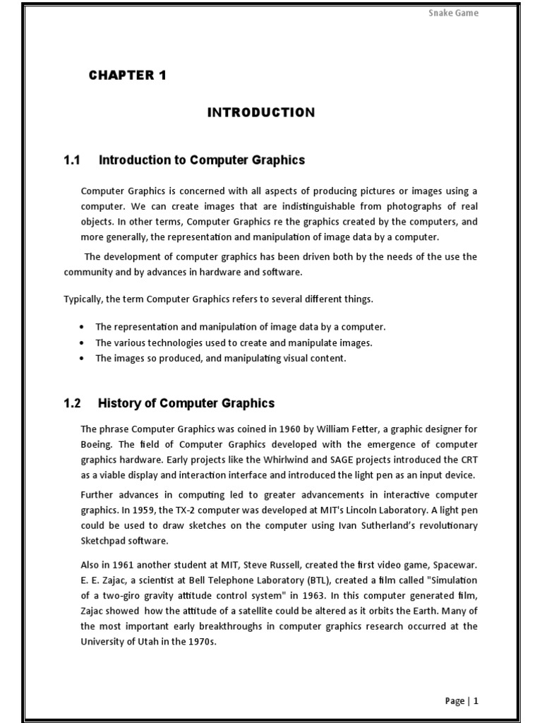 Snake Game | PDF | Art | Technology & Engineering