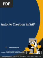 Automatic PO Creation in SAP MM | PDF