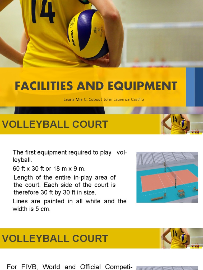 2. Facilities and Equipments PDF Volleyball Area