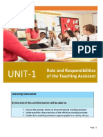  Teacher's Roles and Responsibilities