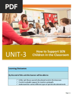 Foundation of Special and Inclusive Education Module | PDF | Special ...