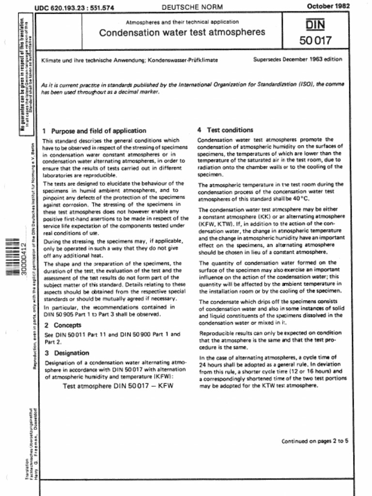 Din 50017 | PDF