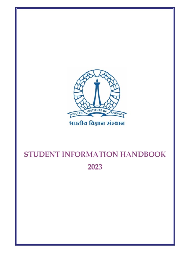 Student Information Handbook 2023 | PDF