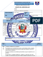 SESIÓN DE APRENDIZAJE Del 10 AL 14 DE ABRIL