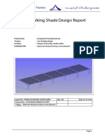 Car Parking Shade Design Report