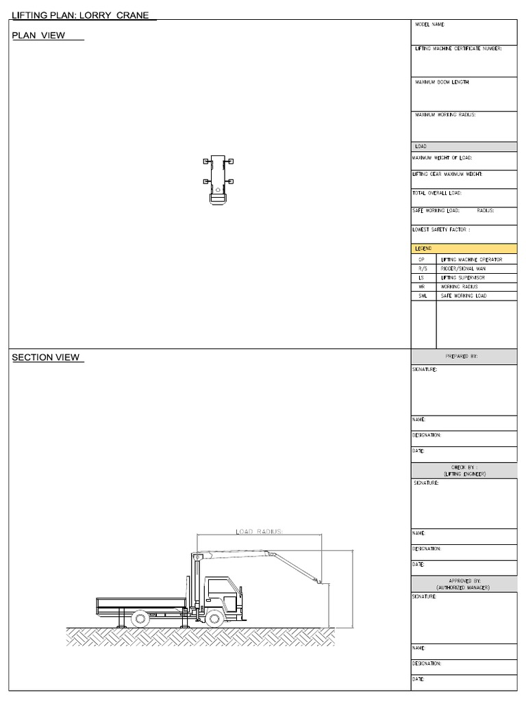 Lifting Plan Rev1Lorry Crane PDF