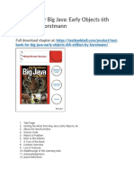 Test Bank For Big Java Early Objects 6th Edition by Horstmann