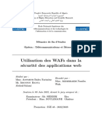 Utilisation Des WAFs Dans La Protection Des Applications Web