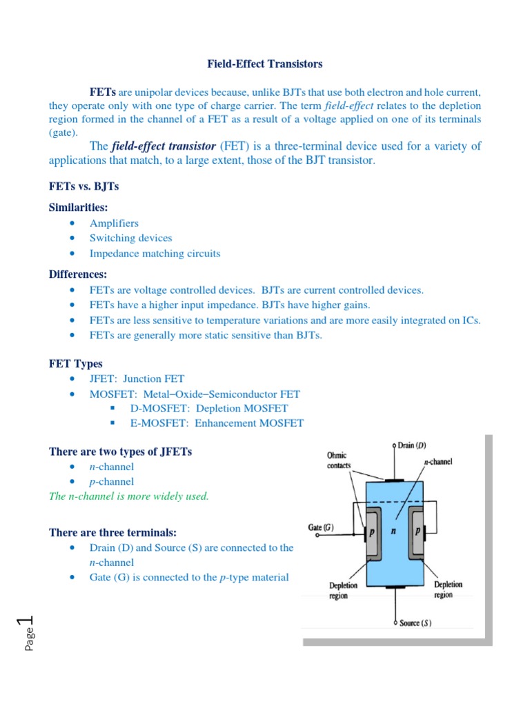 Module 6 Transistor FET PDF