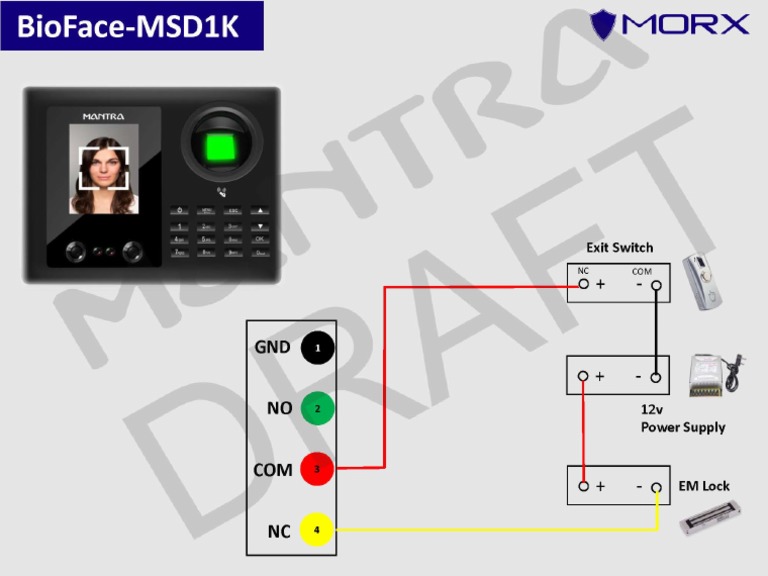 BioFace MSD1K Connection Diagram | PDF