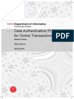 Data Authentication Principles For Online Transactions - Sijan Gurung - Spring 2016