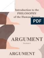 Philosophy Session 6 Valid Invalid Argument