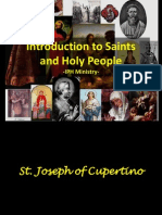 Intro To ST Joseph of Cupertino 13sept11