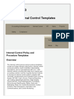 Risk - Internal Control Templates - Copedia