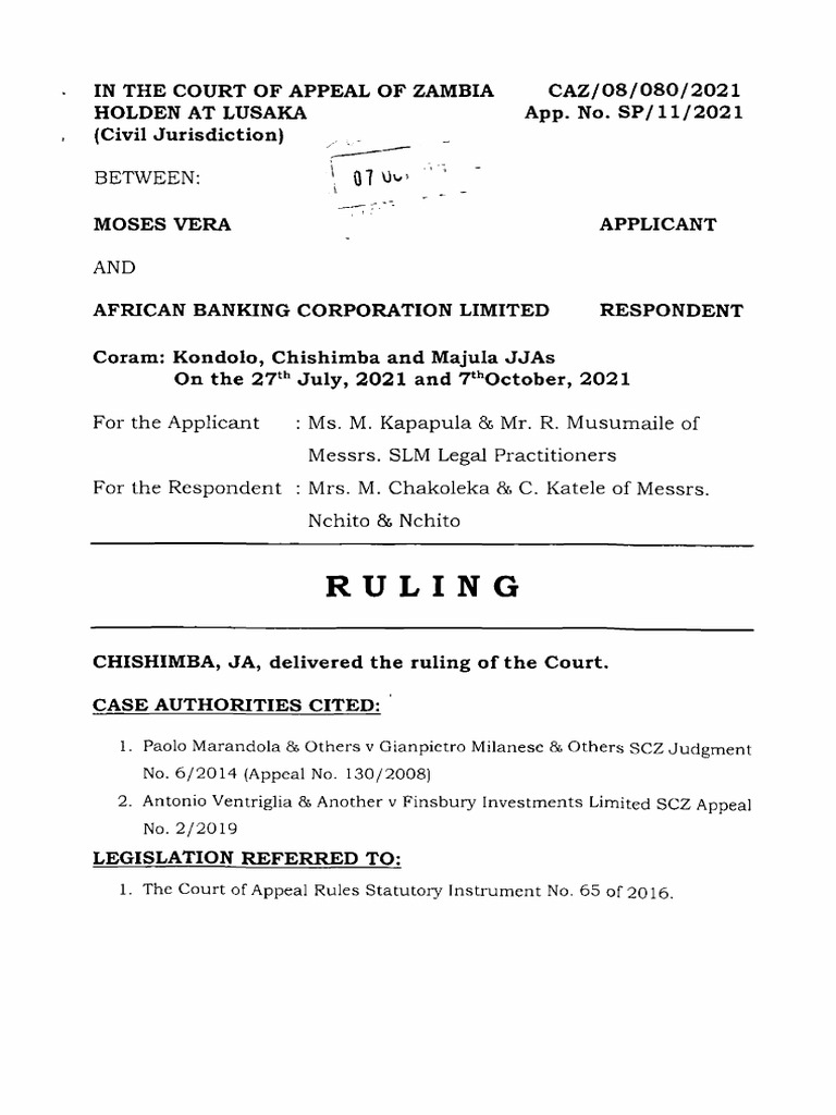 2021zmca114 execution of judgment PDF Appeal Judgment (Law)