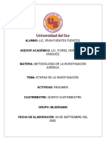 Resumen (Segunda Etapa de La Investigación)