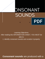 CONSONANT SOUNDS (1)