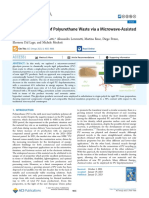 Chemical Recycling of Polyurethane Waste Via A Mic