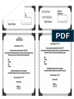 Undangan Tasyakuran Potong 2 Model 1