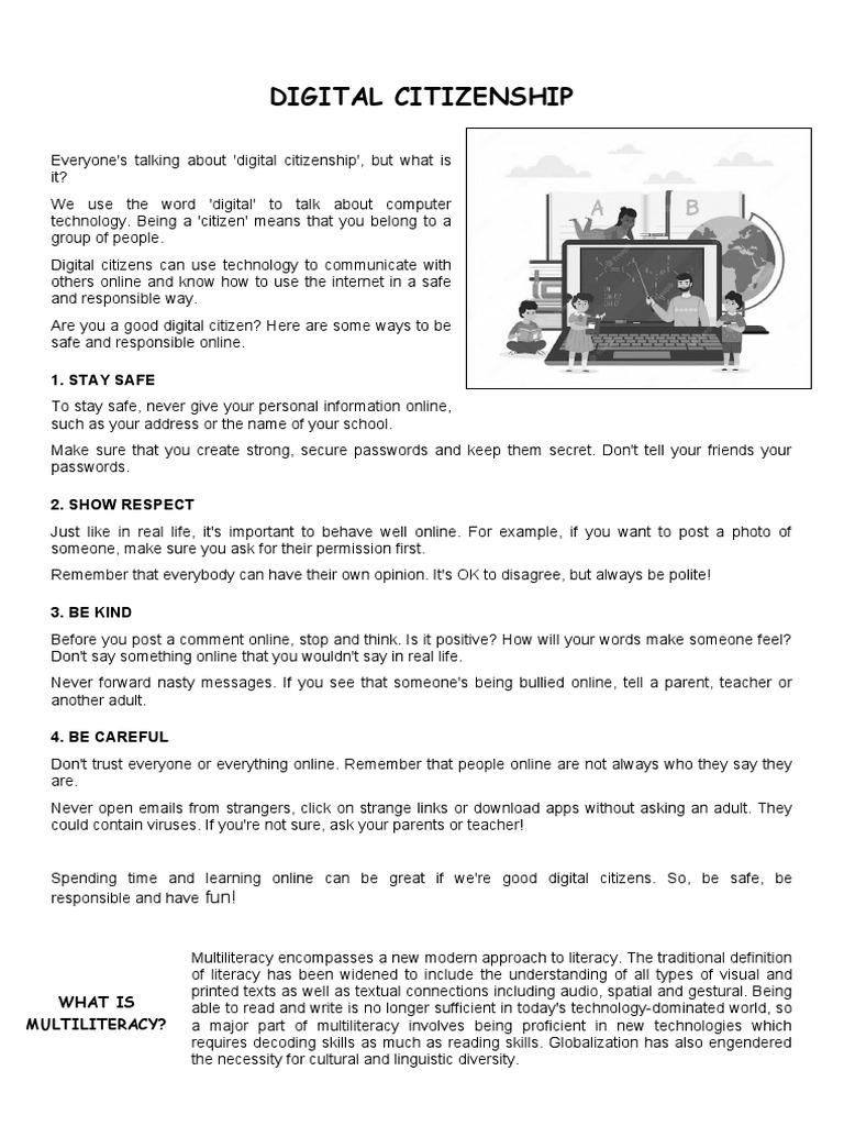 Digital Citizenship PDF