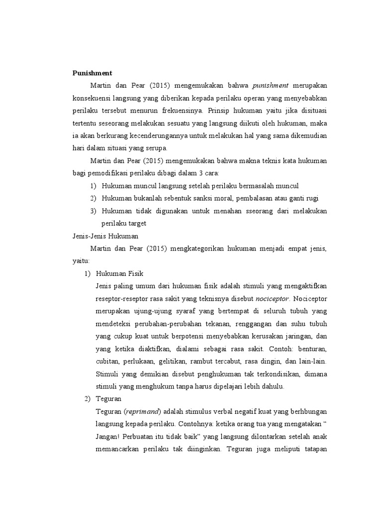 Prinsip dan Jenis Hukuman | PDF | Sains & Matematika