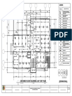 A B C D E F: Ground Floor Lighting Lay Out Plan