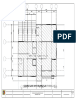 A B C D E F: Ground Floor Roof Framing Plan (Parking Area)