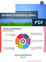 Database Pengindeks Jurnal