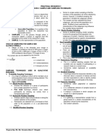 PR1 - Lesson 6 - Sample and Sampling Techniques