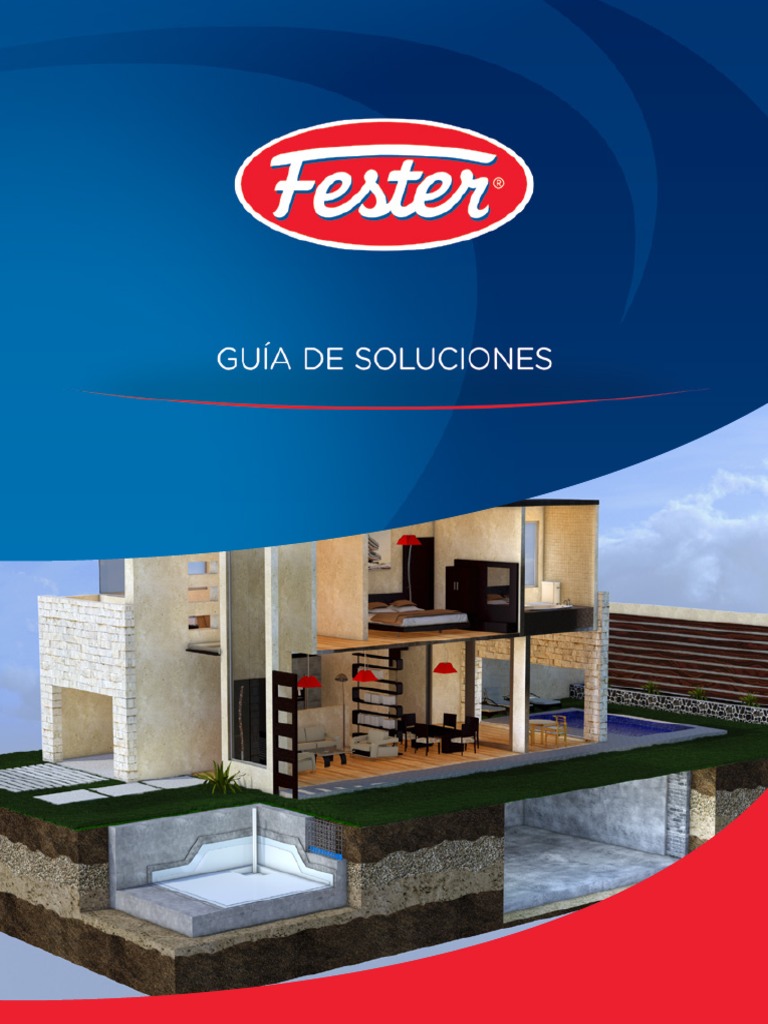 MX Brochure Fester Guia Soluciones 17 | PDF | Hormigón | Agua