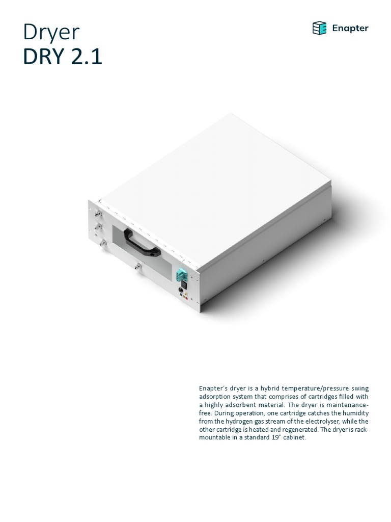 Enapter Datasheet DRY21 EN | PDF